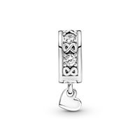 Charm Pandora Donna Pandora Moments in Argento Zirconia 791151C01 - 791151C01
